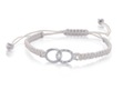 White Bracelet, Sterling Silver & Diamonds